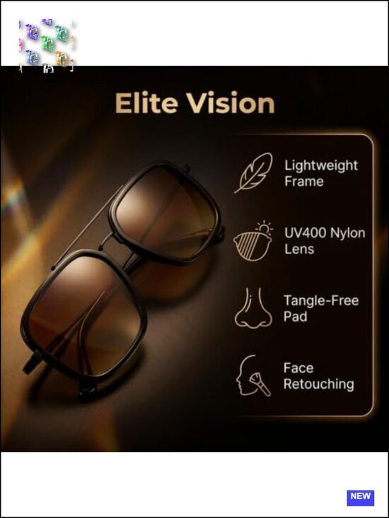 Oversized Square Aviator Sunglasses UV400 Protection Acetate main image 5
